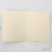 Erntedank Watercolor Pumpkin Blumendesign- Karte (Innenseite)