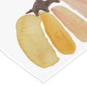 Erntedank Watercolor Pumpkins Großer Tischläufer (Ecke)