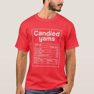 Erntedank Weihnachten Canyed Yams Ernährung Fa. T-Shirt