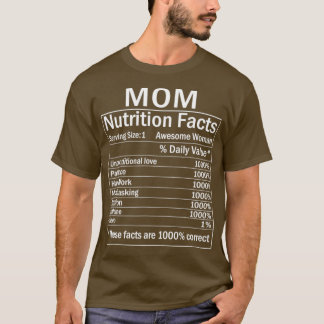 Erntedank Weihnachten Funny Mama Ernährung Fakten  T-Shirt