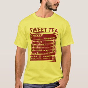 Erntedank Weihnachten Funny Sweet Tea Nutrition F T-Shirt