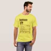 Erntedank Weihnachten Lemon Kuchen Ernährung Fakt T-Shirt (Vorne ganz)