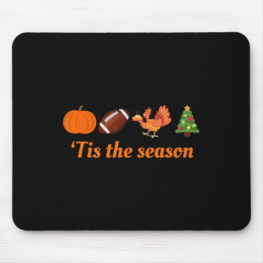 Erntedank Weihnachten Mousepad (Vorne)