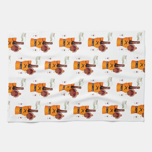 Erntedank Wein Küche Handtuch (Horizontal)