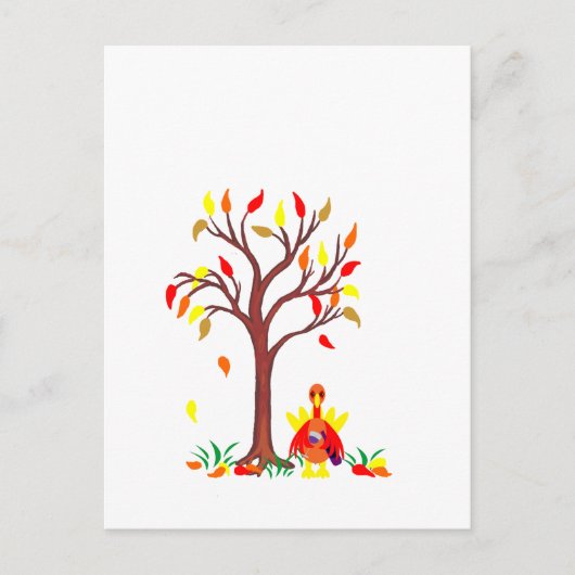 Erntedank Wein Trinken Türkei Feiertagspostkarte (Vorderseite)