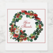 Erntedank Weinkeller Weinetikett (Einzelnes Label)