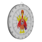 Erntedank-Weinkonsum die Türkei Dartscheibe (Vorderseite Links)