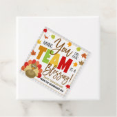 Erntedank-Wertmarke Geschenkanhänger (Beispiel)