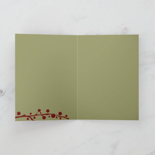 Erntedank Wheat Note Card Dankeskarte (Innenseite)