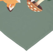 Erntedank Whimsical Woodlands Kinder essen Kurzer Tischläufer (Ecke)