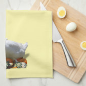 Erntedank White Duck Pilgrim Geschirrtuch (Viertel Falte)