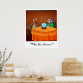 Erntedank "Why The Silence" Poster (Küche)