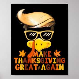 Erntedank wieder groß machen Trump Türkei Witz 2 Poster