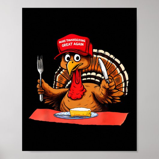 Erntedank wieder groß Trump Türkei Trump 2 Poster (Vorne)