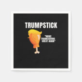 Erntedank wieder großartig machen Funny Donald Tru Serviette (Vorderseite)