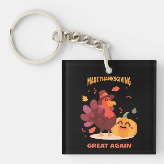 Erntedank wieder großartig machen schlüsselanhänger (Vorderseite)