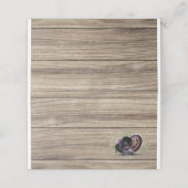 ERNTEDANK WILD TÜRKEI PLATZKARTE (Außenseite Aufgefaltet)