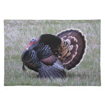 Erntedank Wild Turkey Cloth Tischset