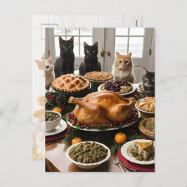 Erntedank Willkommen Feiertagspostkarte