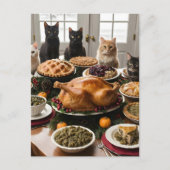 Erntedank Willkommen Feiertagspostkarte (Vorderseite)