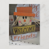 Erntedank Willkommen Postkarte (Vorderseite)