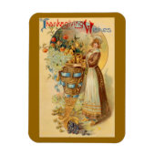 Erntedank Wises Magnet (Vertikal)