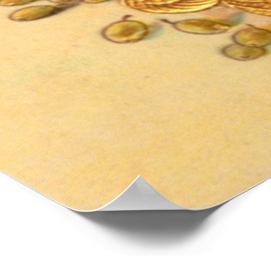 Erntedank Wises Poster (Ecke)