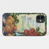 Erntedank Wishbone Fruchtvase-Blume Case-Mate iPhone Hülle (Rückseite (Horizontal))