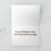 ERNTEDANK WISHES KARTE (Innenseite)