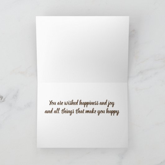 ERNTEDANK WISHES KARTE (Innenseite)