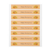 Erntedank-Wrap um das Mailing-Label Rundum-Adressaufkleber (Bogen)