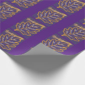 Erntedank Wrapping Paper Blue 02 Geschenkpapier (Ecke)