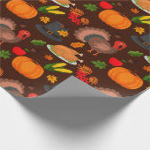 Erntedank Wrapping Paper Geschenkpapier (Ecke)