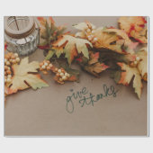 Erntedank Wrapping Paper Geschenkpapier (Flach)