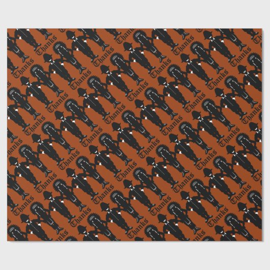 Erntedank Wrapping Paper Geschenkpapier (Flach)