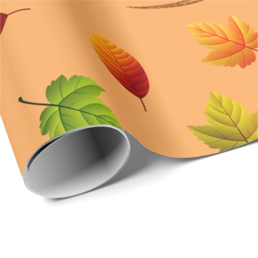 Erntedank Wrapping Paper Geschenkpapier (Rolleneckpunkt)