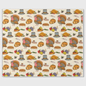 Erntedank Wrapping Paper Geschenkpapier (Flach)