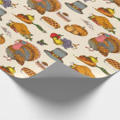 Erntedank Wrapping Paper Geschenkpapier (Ecke)