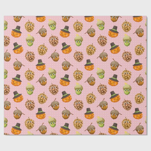 Erntedank Wrapping Paper Geschenkpapier (Flach)