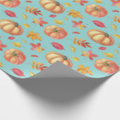 Erntedank Wrapping Paper Geschenkpapier (Ecke)