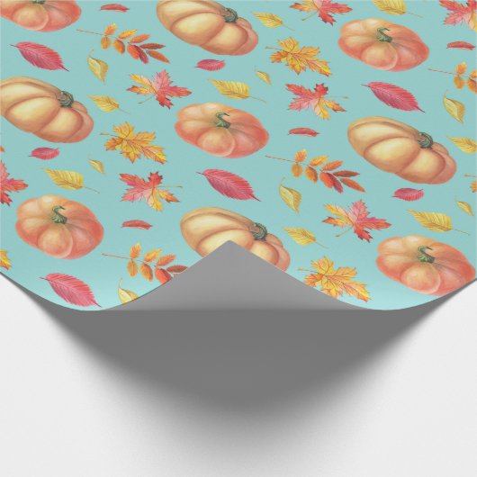 Erntedank Wrapping Paper Geschenkpapier (Ecke)