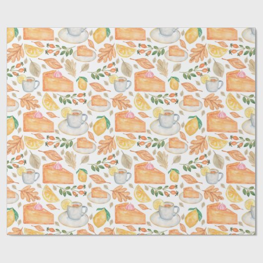 Erntedank Wrapping Paper Geschenkpapier (Flach)