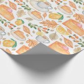 Erntedank Wrapping Paper Geschenkpapier (Ecke)