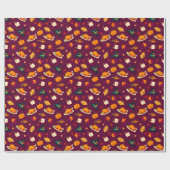 Erntedank Wrapping Paper Geschenkpapier (Flach)