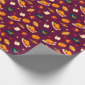 Erntedank Wrapping Paper Geschenkpapier (Ecke)