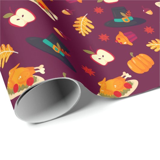 Erntedank Wrapping Paper Geschenkpapier (Rolleneckpunkt)