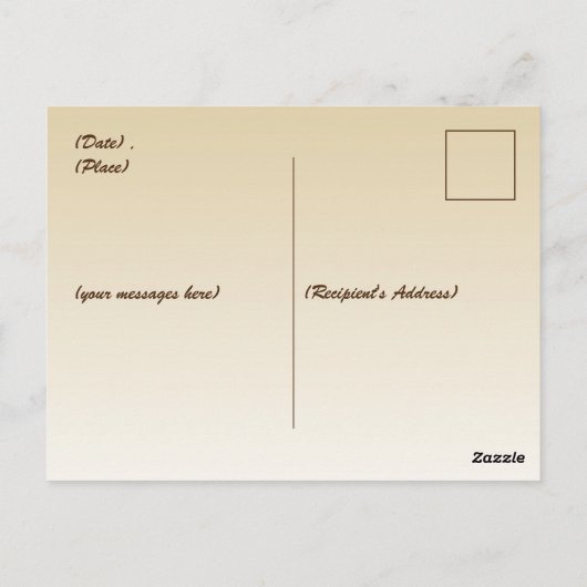 Erntedank Wreath Grateful Simple Maple Blätter Postkarte (Rückseite)