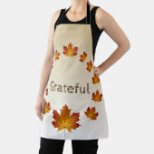 Erntedank Wreath Grateful Simple Maple Blätter Schürze (InSitu)