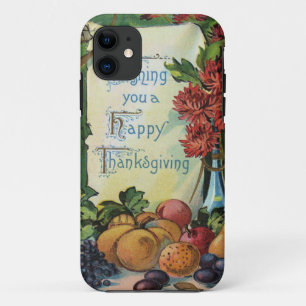 Erntedank-Wunschknochen-Blumenvase Blumen iPhone 11 Hülle