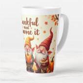 Erntedank wünscht Gnome Milchtasse (Rechte Ecke)
